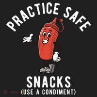 Practice Safe Snacks Use A Condiment Funny Offensive Tumbler thumb 3