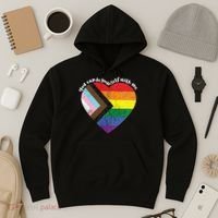 Pride Safe Space Heart LGBTQ+ You Can Be Yourself With Me Hoodie thumb 3