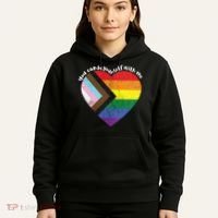 Pride Safe Space Heart LGBTQ+ You Can Be Yourself With Me Hoodie thumb 5