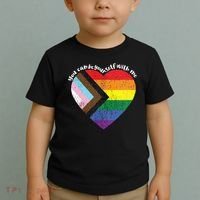 Pride Safe Space Heart LGBTQ+ You Can Be Yourself With Me Toddler T-Shirt thumb 2