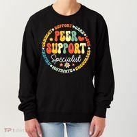 Peer Support Specialist Life Appreciation Week School Women's Sweatshirt thumb 0