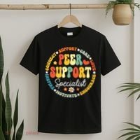 Peer Support Specialist Life Appreciation Week School T-Shirt thumb 2