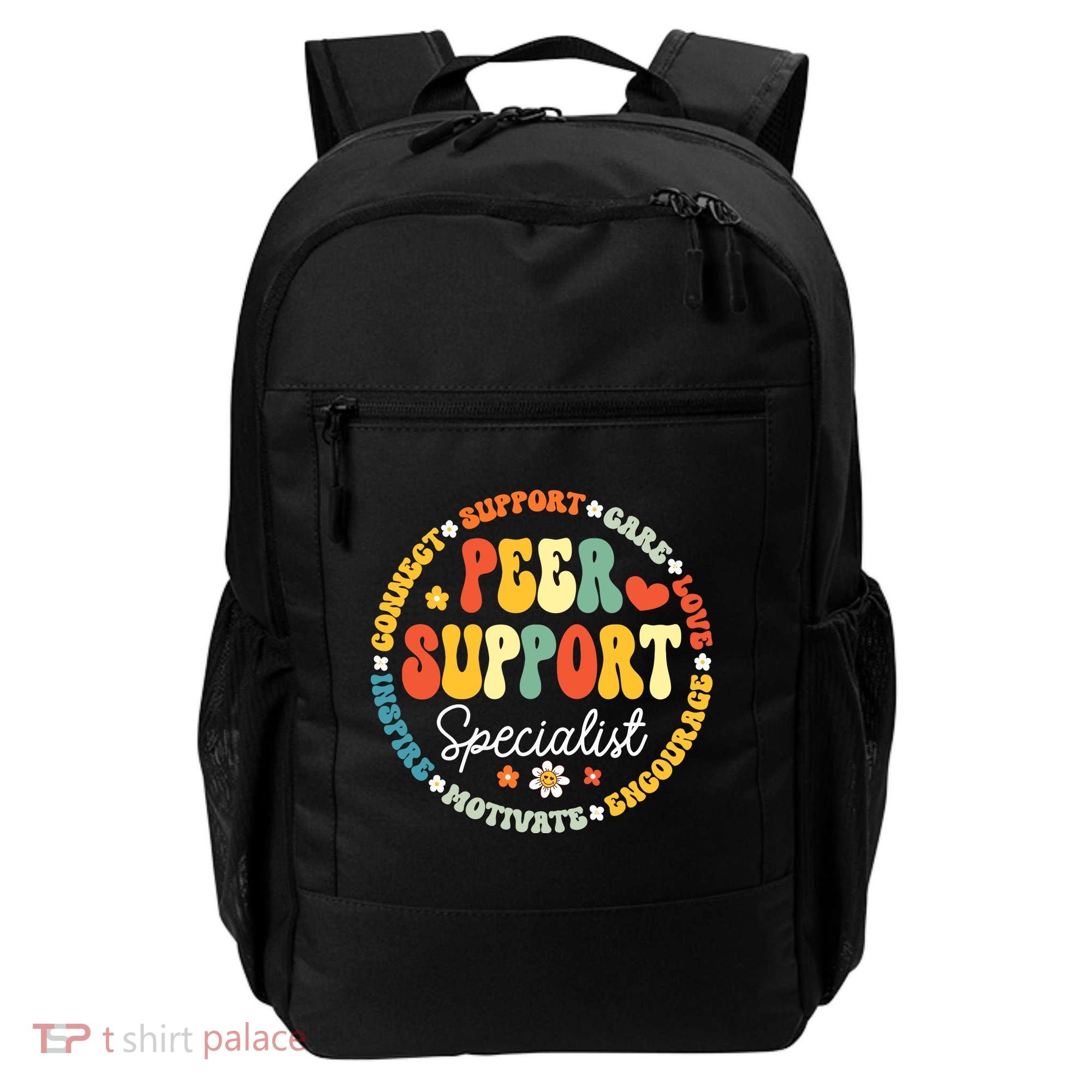 Peer Support Specialist Life Appreciation Week School Backpack