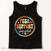 Peer Support Specialist Life Appreciation Week School Tank Top thumb 2