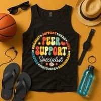 Peer Support Specialist Life Appreciation Week School Tank Top thumb 4