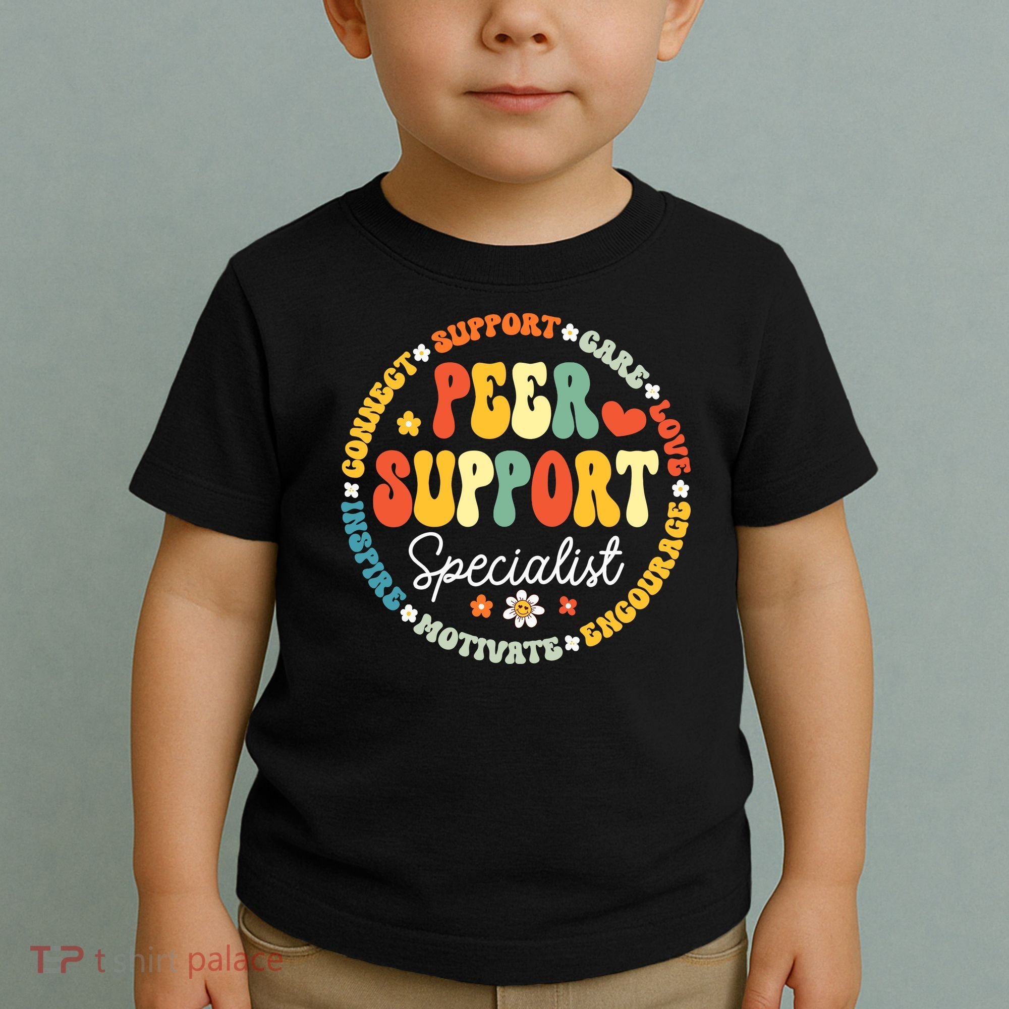 Peer Support Specialist Life Appreciation Week School Toddler T-Shirt