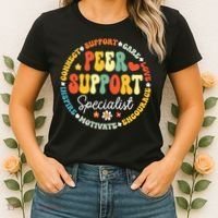 Peer Support Specialist Life Appreciation Week School Women's T-Shirt thumb 2