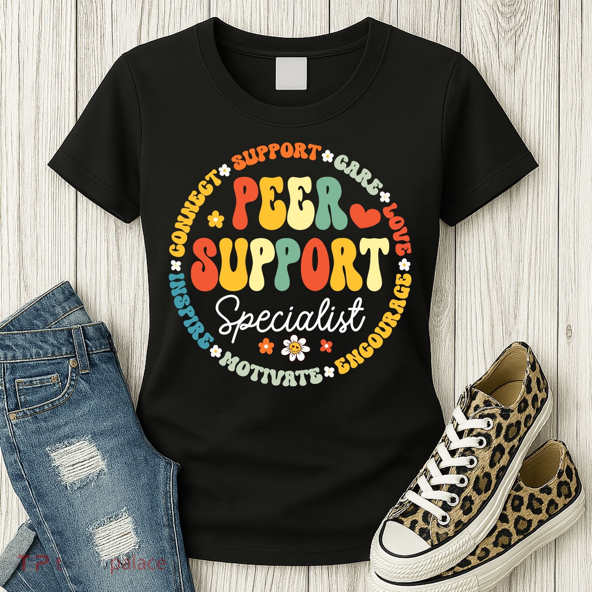 Peer Support Specialist Life Appreciation Week School Women's T-Shirt