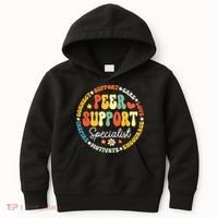 Peer Support Specialist Life Appreciation Week School Kids Hoodie thumb 0