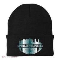 Philadelphia Skyline Shaped Into Football Beanie thumb 0