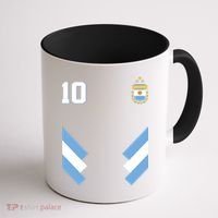 Pro Soccer Specialists #10 Argentina Jersey Soccer Coffee Mug thumb 1