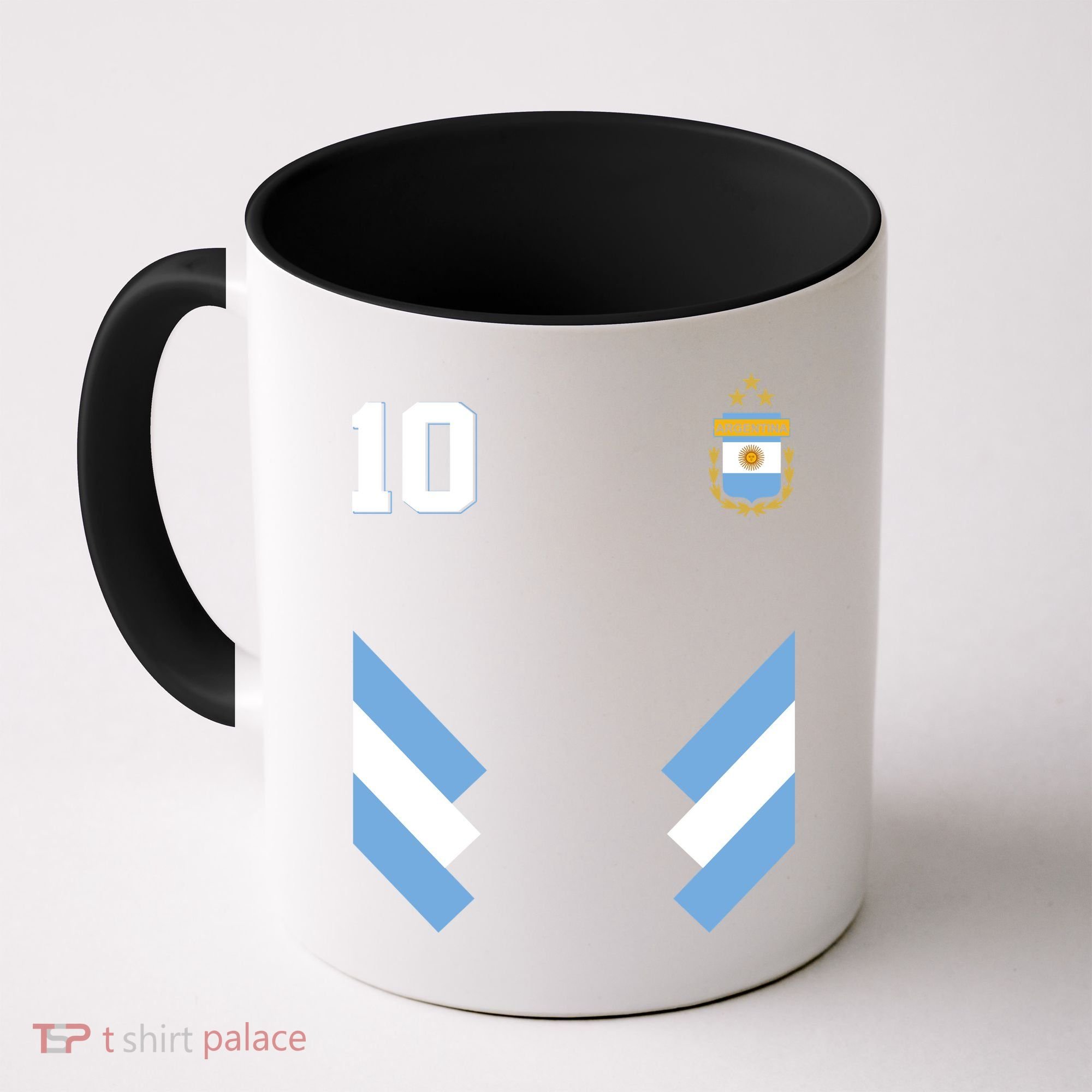 Pro Soccer Specialists #10 Argentina Jersey Soccer Coffee Mug