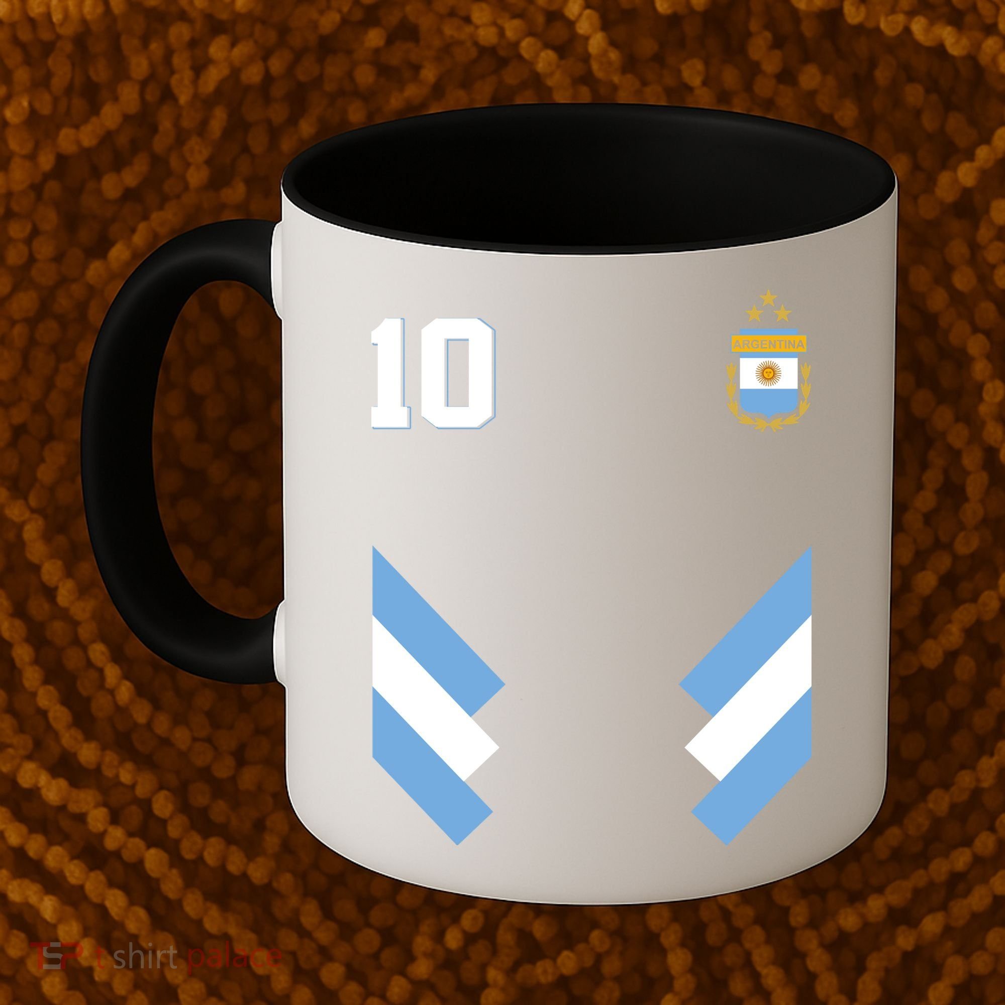 Pro Soccer Specialists #10 Argentina Jersey Soccer Coffee Mug