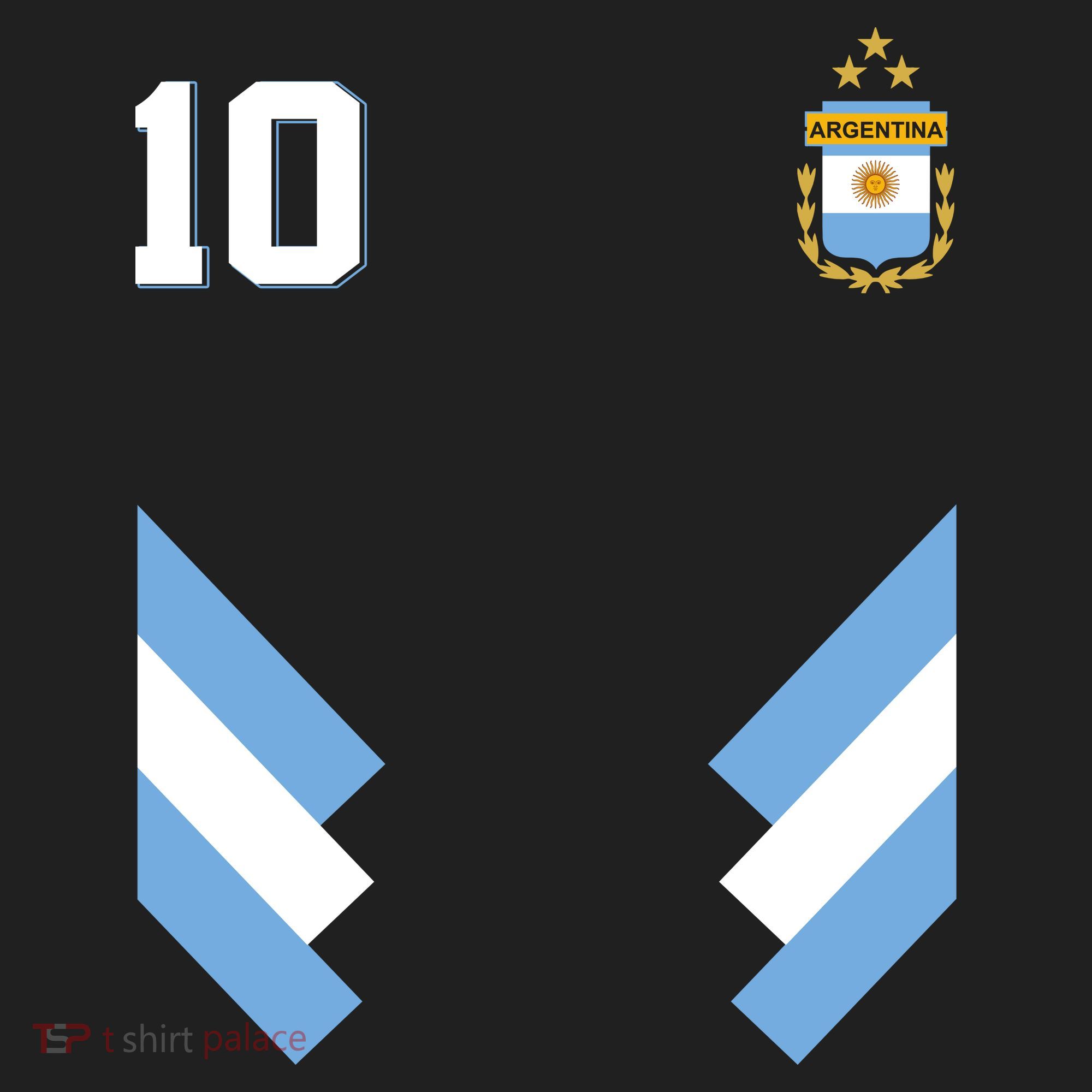 Pro Soccer Specialists #10 Argentina Jersey Soccer Tumbler