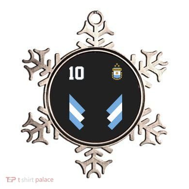 Pro Soccer Specialists #10 Argentina Jersey Soccer Ornament