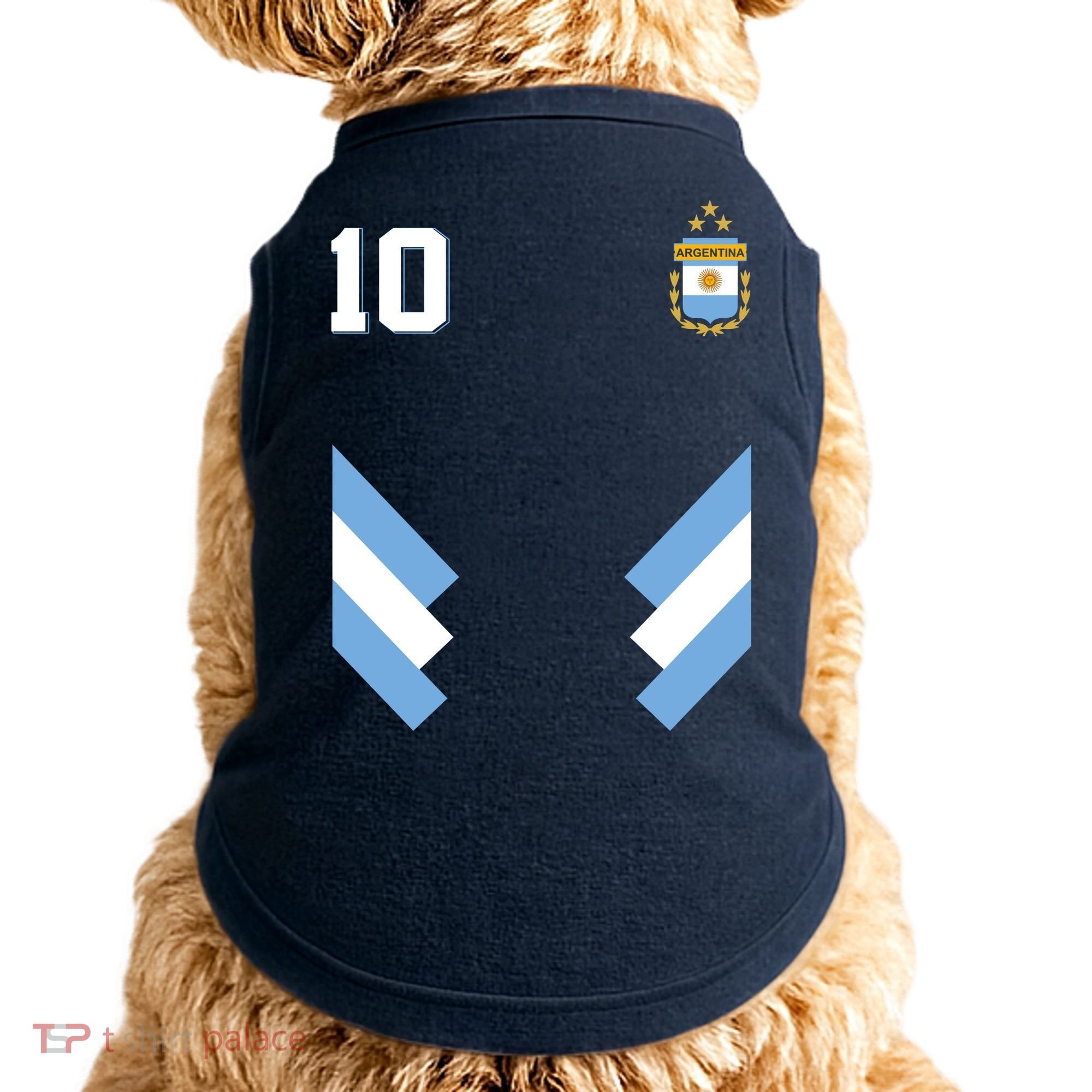 Pro Soccer Specialists #10 Argentina Jersey Soccer Doggie Tank