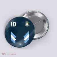 Pro Soccer Specialists #10 Argentina Jersey Soccer Button thumb 0