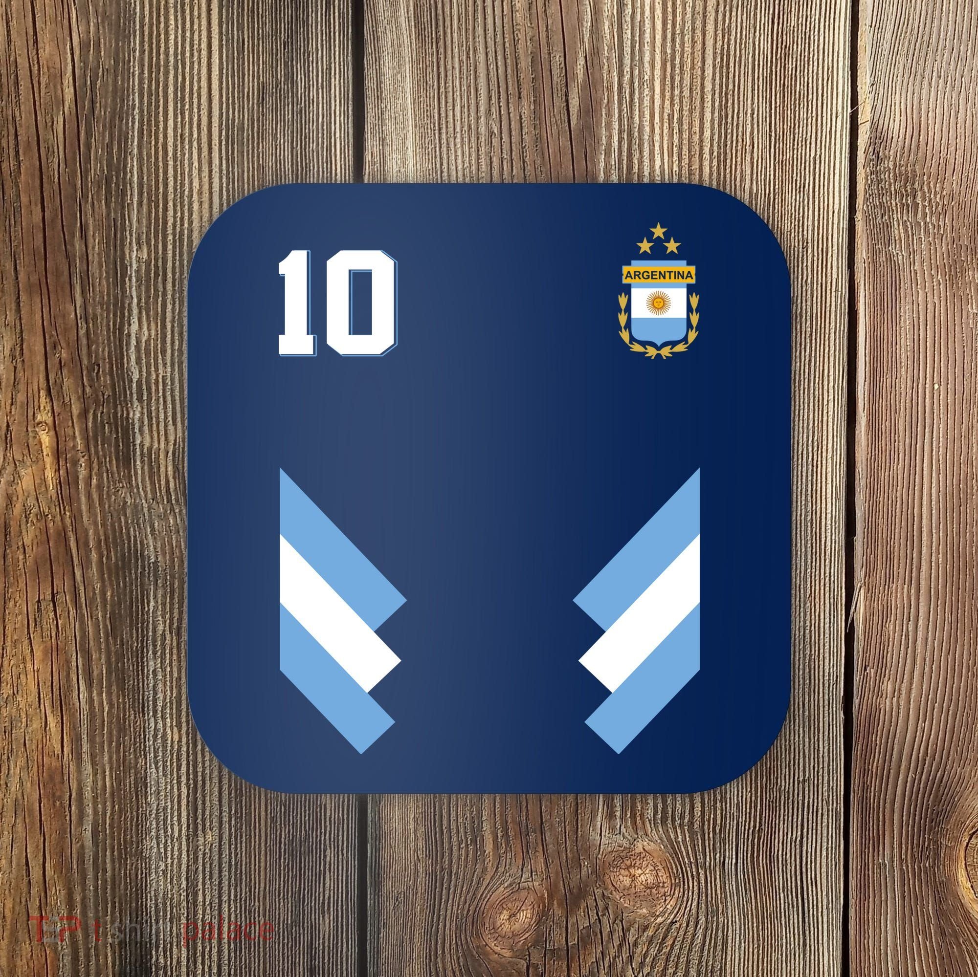 Pro Soccer Specialists #10 Argentina Jersey Soccer Coaster
