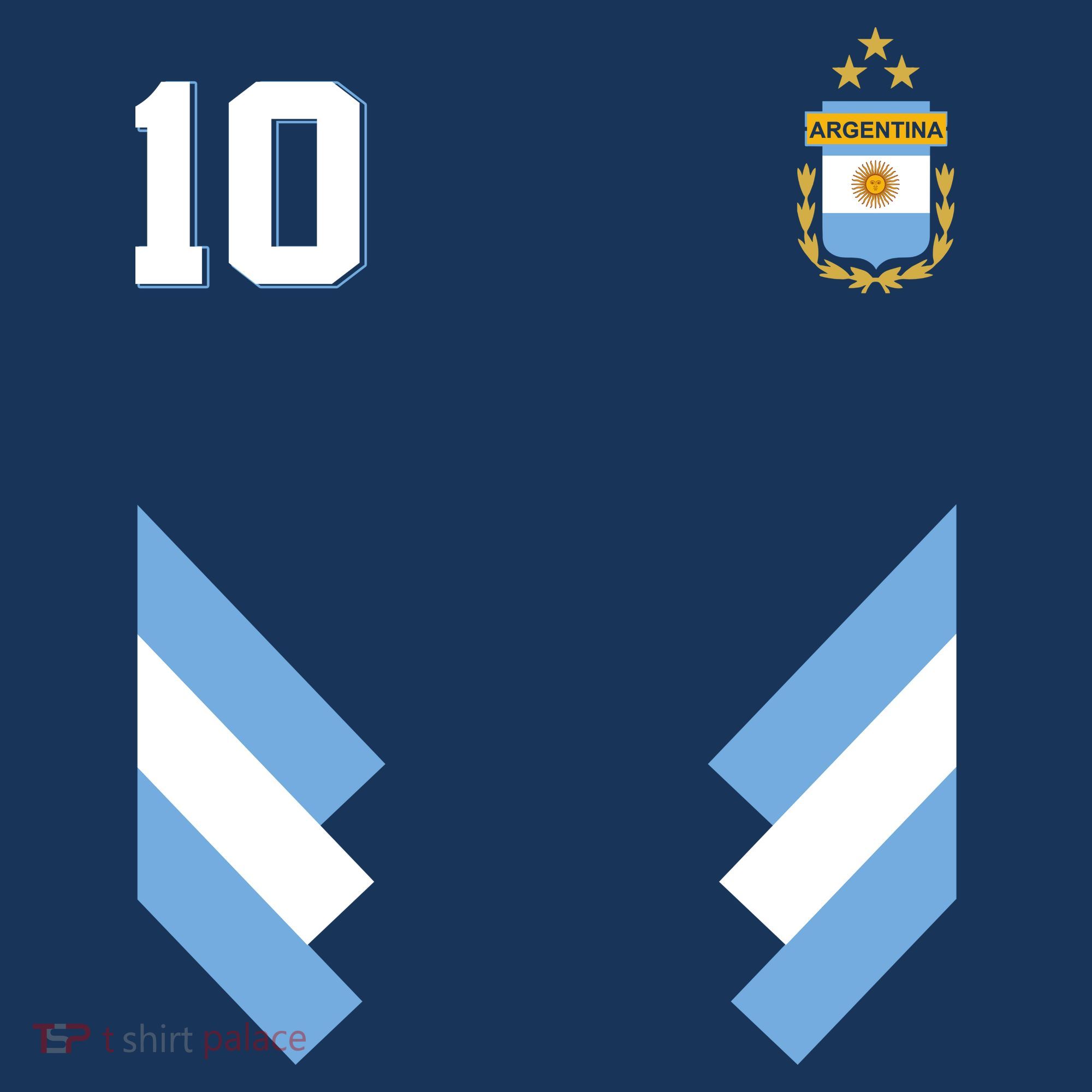 Pro Soccer Specialists #10 Argentina Jersey Soccer Coaster
