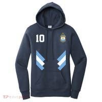 Pro Soccer Specialists #10 Argentina Jersey Soccer Women's Hoodie thumb 0
