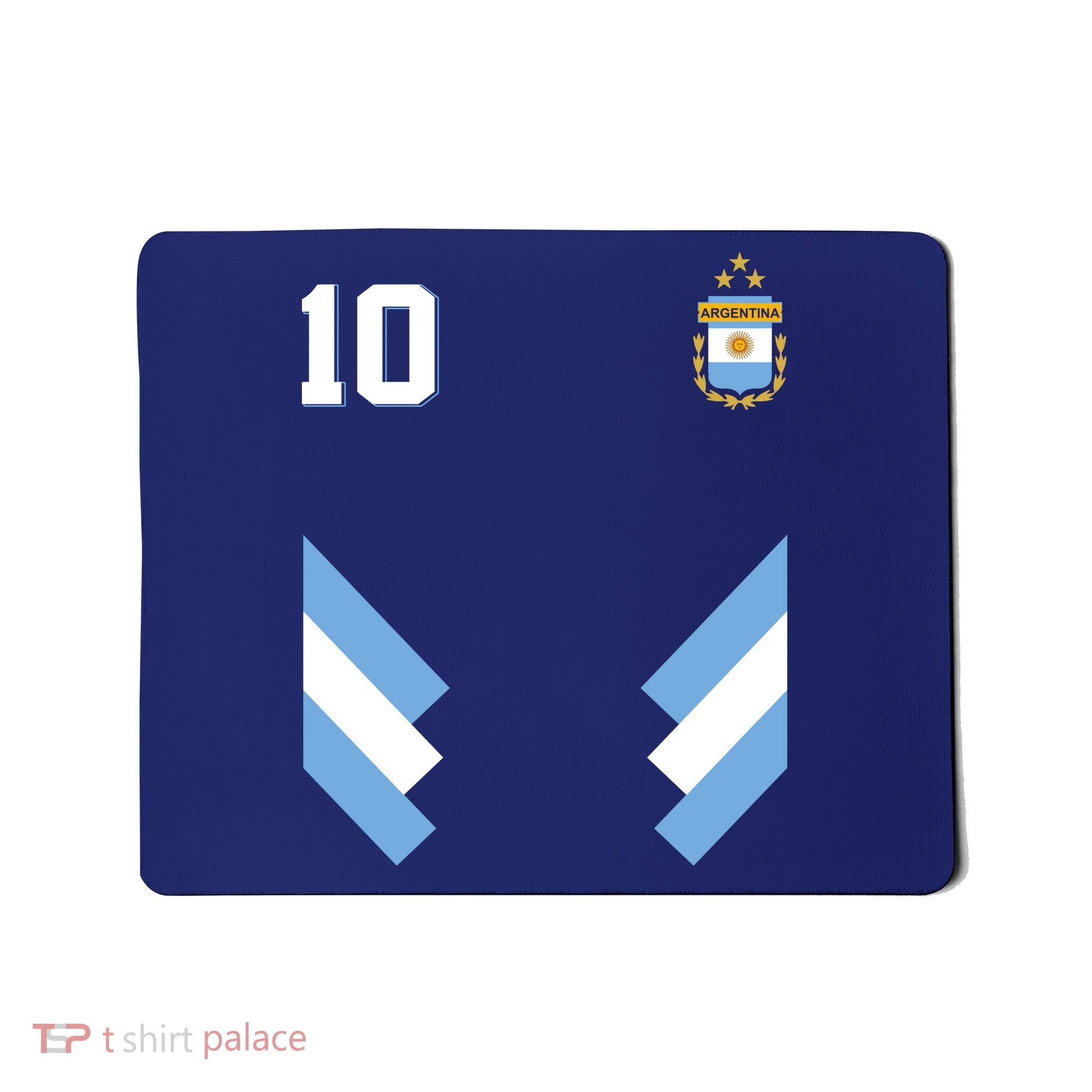 Pro Soccer Specialists #10 Argentina Jersey Soccer Mousepad