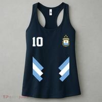 Pro Soccer Specialists #10 Argentina Jersey Soccer Women's Tank Top thumb 3