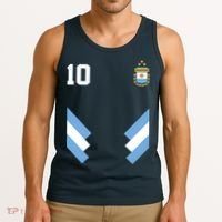 Pro Soccer Specialists #10 Argentina Jersey Soccer Tank Top thumb 3