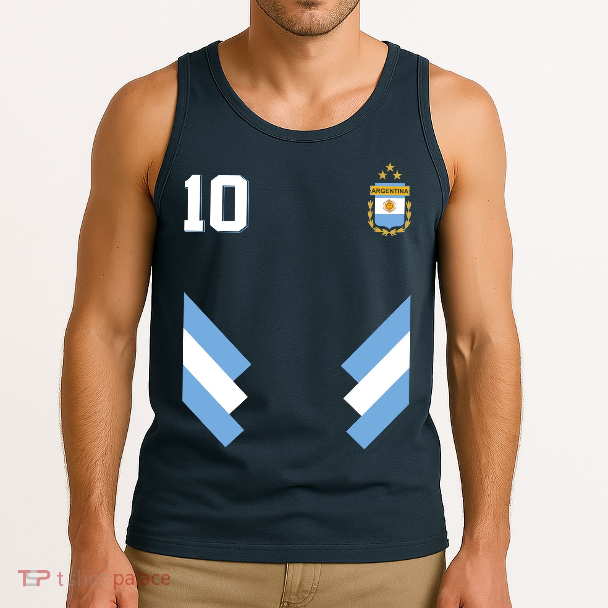 Pro Soccer Specialists #10 Argentina Jersey Soccer Tank Top