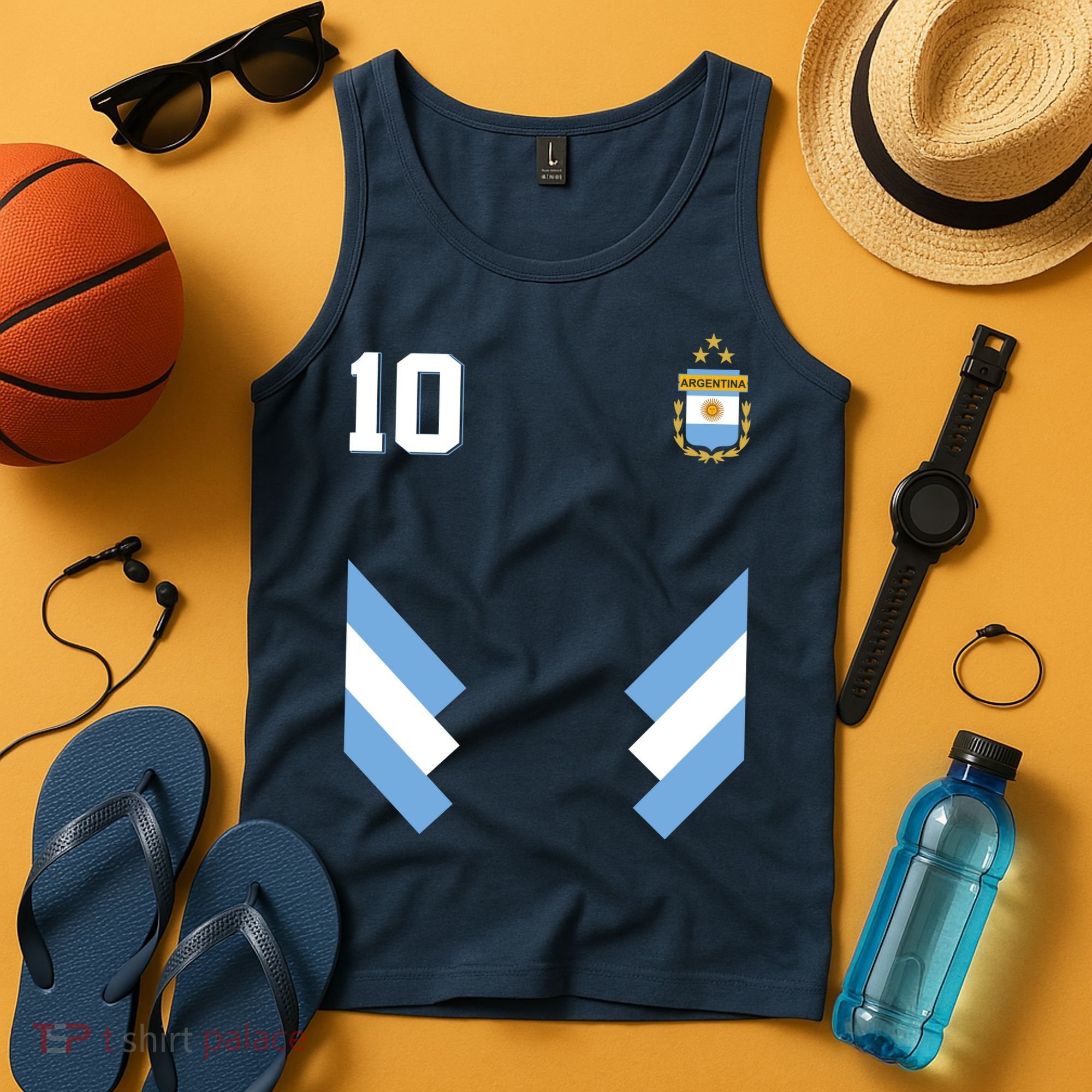 Pro Soccer Specialists #10 Argentina Jersey Soccer Tank Top