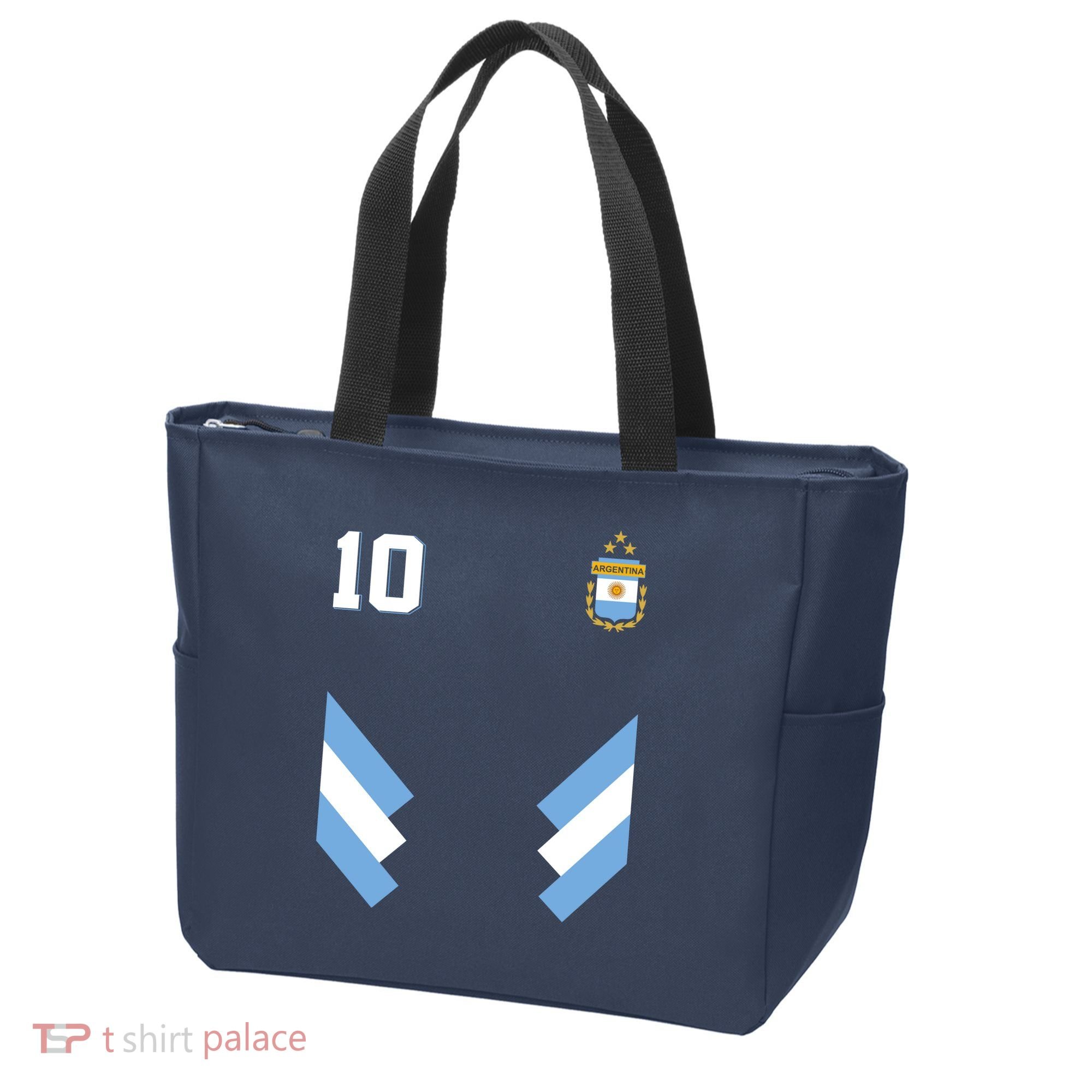 Pro Soccer Specialists #10 Argentina Jersey Soccer Tote Bag