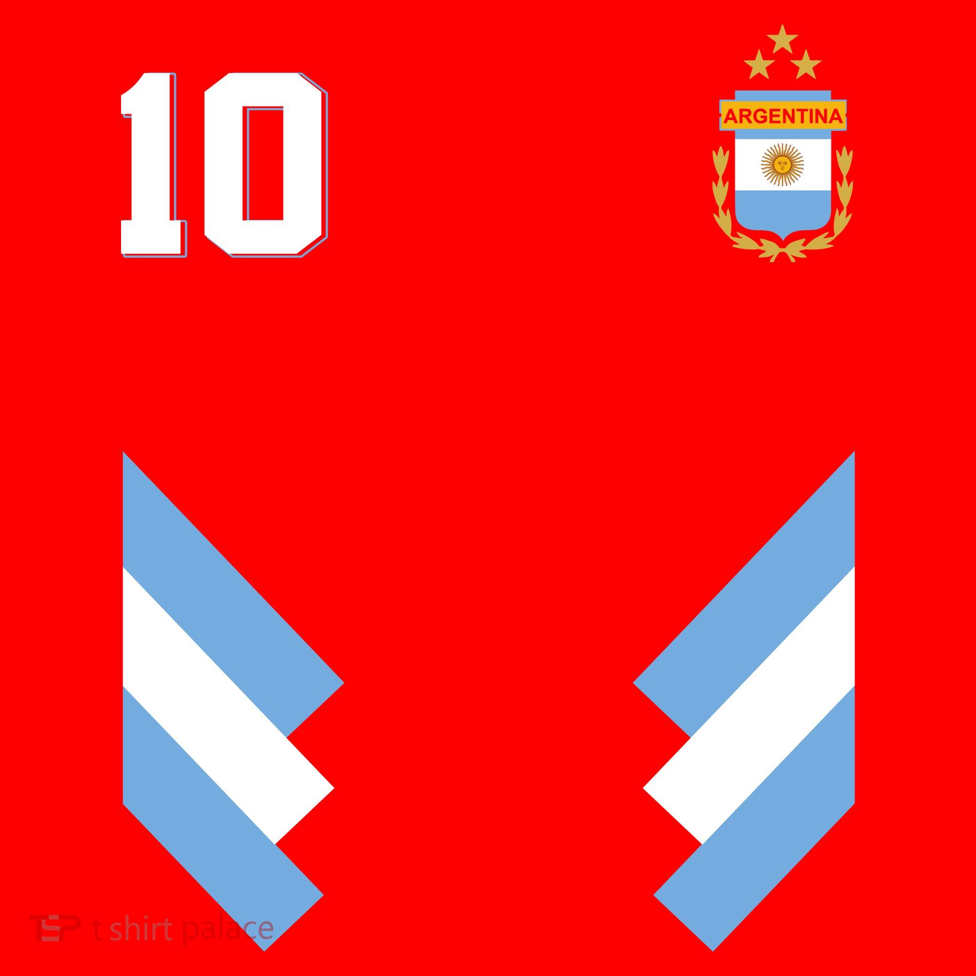 Pro Soccer Specialists #10 Argentina Jersey Soccer Santa Hat