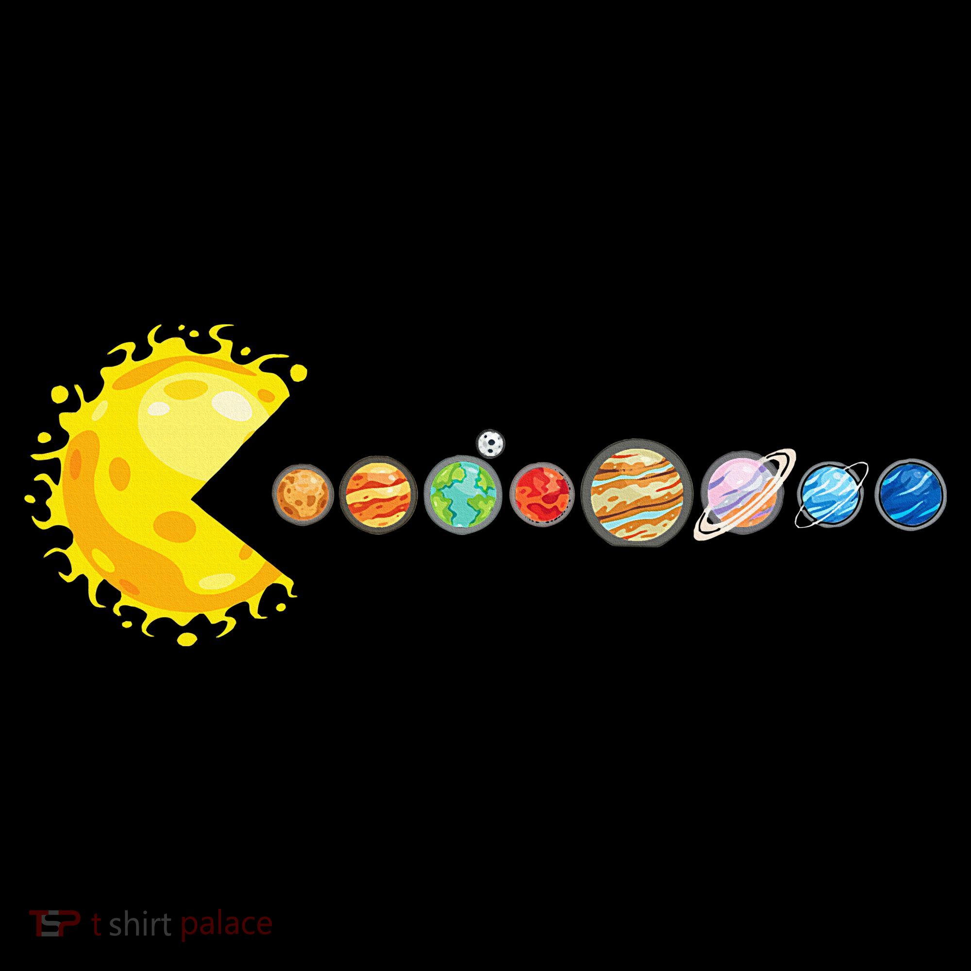 Planetary System Star Eating Planets Sun Funny Astronomy Sweatshirt