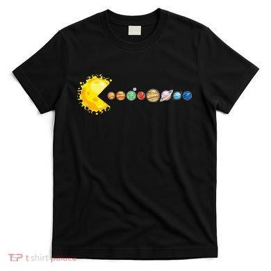 Planetary System Star Eating Planets Sun Funny Astronomy T-Shirt