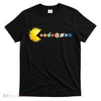 Planetary System Star Eating Planets Sun Funny Astronomy T-Shirt thumb 0
