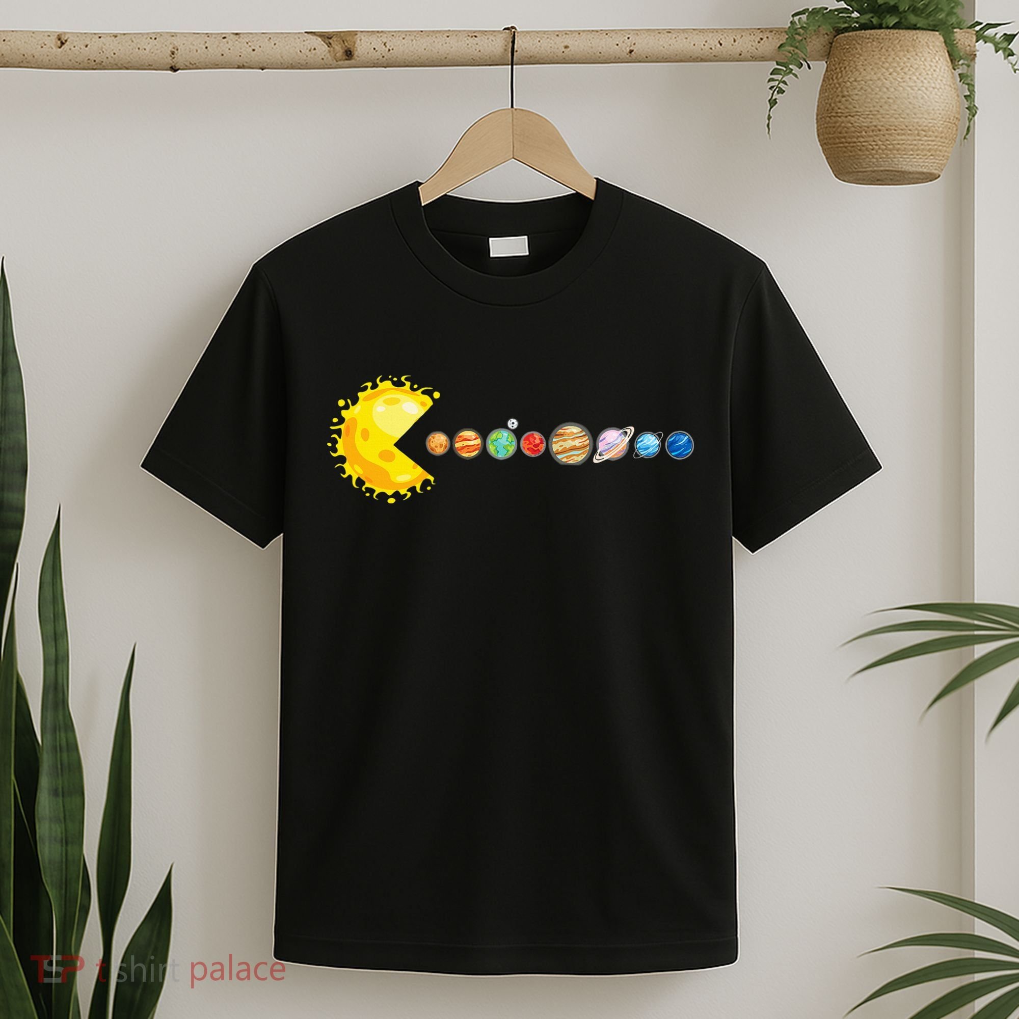 Planetary System Star Eating Planets Sun Funny Astronomy T-Shirt