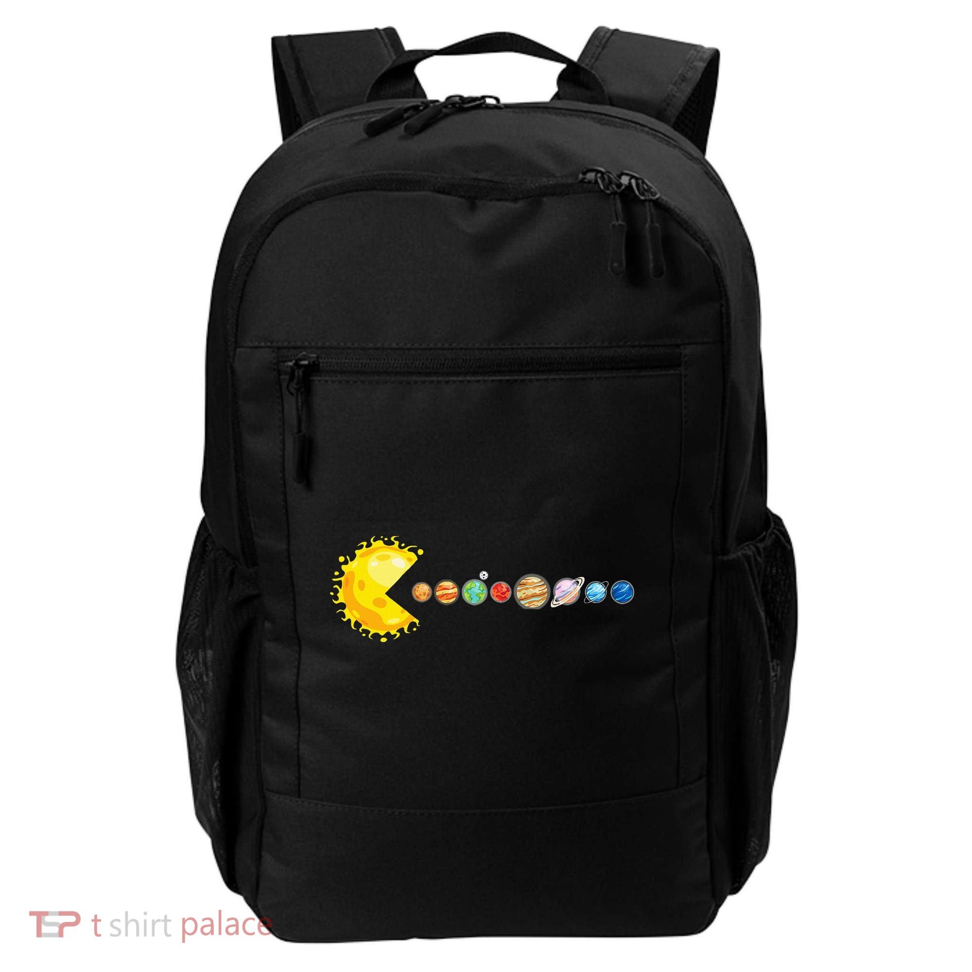 Planetary System Star Eating Planets Sun Funny Astronomy Backpack