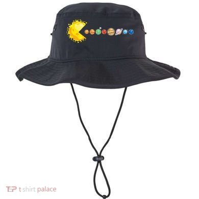 Planetary System Star Eating Planets Sun Funny Astronomy Bucket Hat