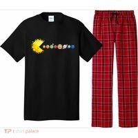 Planetary System Star Eating Planets Sun Funny Astronomy Pajama Set thumb 0