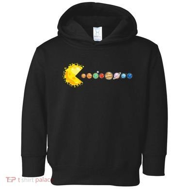 Planetary System Star Eating Planets Sun Funny Astronomy Toddler Hoodie
