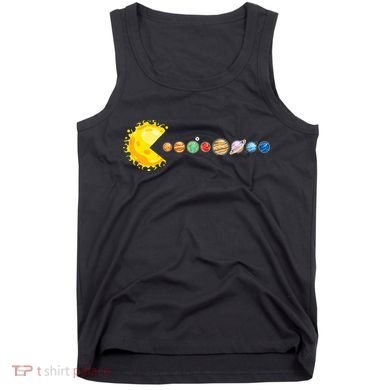 Planetary System Star Eating Planets Sun Funny Astronomy Tank Top