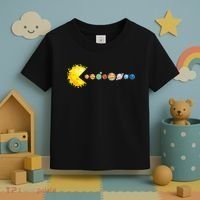 Planetary System Star Eating Planets Sun Funny Astronomy Toddler T-Shirt thumb 3