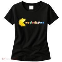 Planetary System Star Eating Planets Sun Funny Astronomy Women's T-Shirt thumb 0
