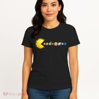 Planetary System Star Eating Planets Sun Funny Astronomy Women's T-Shirt thumb 4