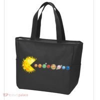 Planetary System Star Eating Planets Sun Funny Astronomy Tote Bag thumb 3