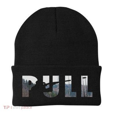 Pull Skeet Shooter Shotgun Trap Gift Beanie