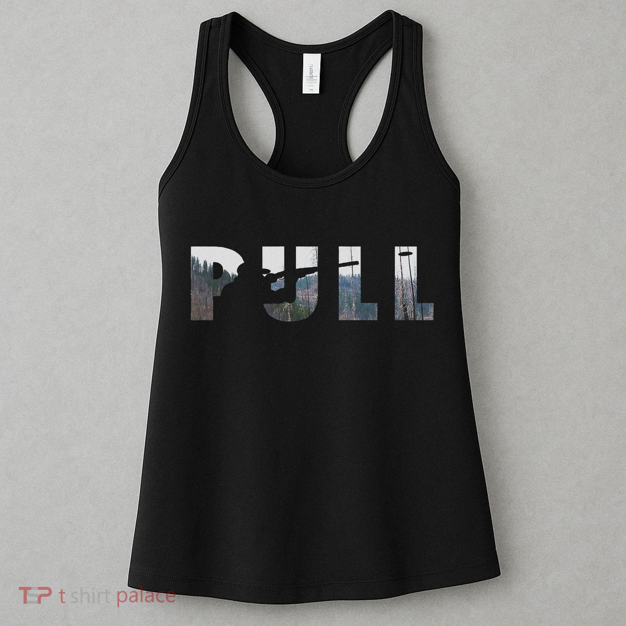 Pull Skeet Shooter Shotgun Trap Gift Women's Tank Top