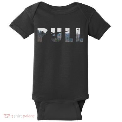 Pull Skeet Shooter Shotgun Trap Gift Baby Bodysuit