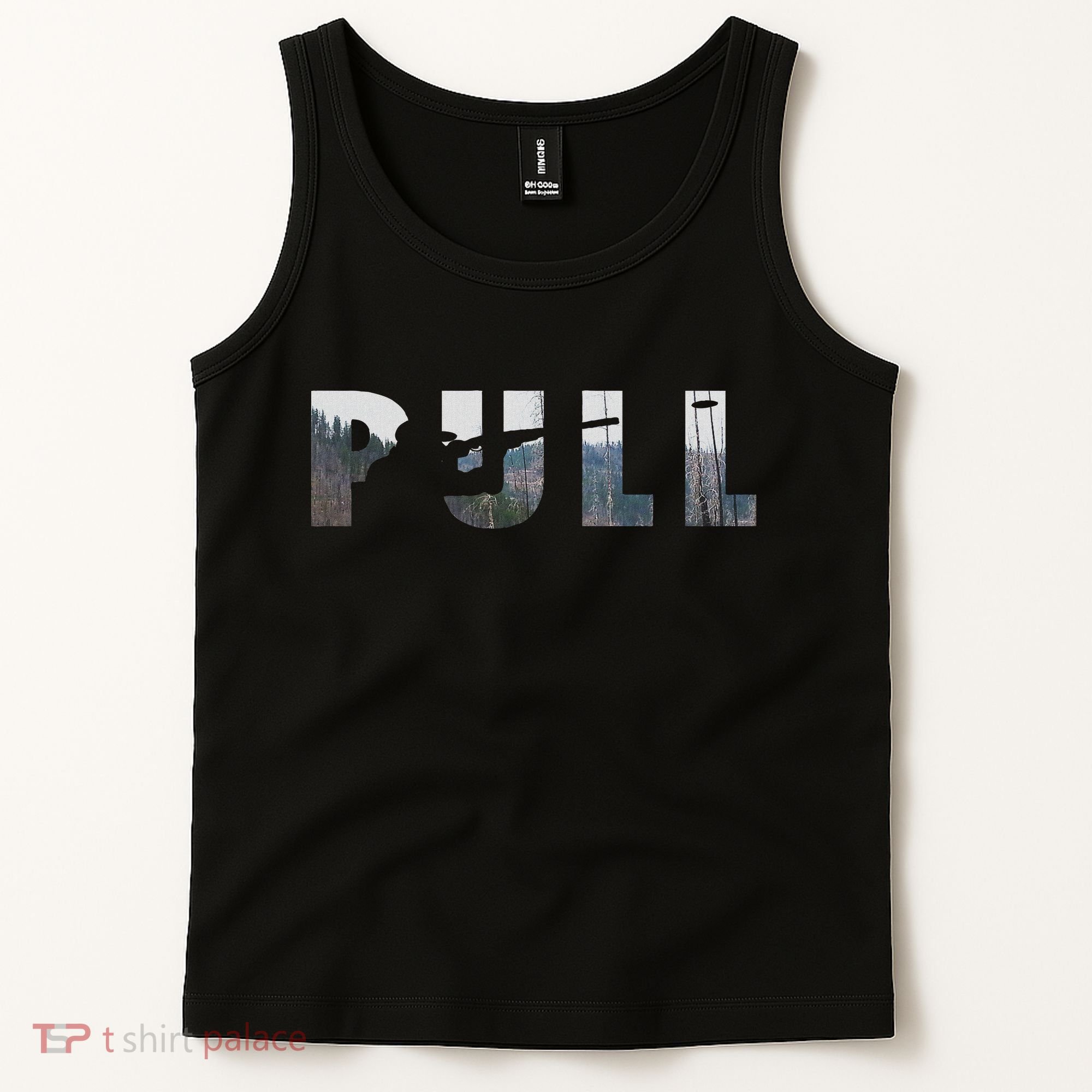 Pull Skeet Shooter Shotgun Trap Gift Tank Top