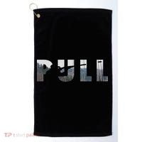 Pull Skeet Shooter Shotgun Trap Gift Golf Towel thumb 0