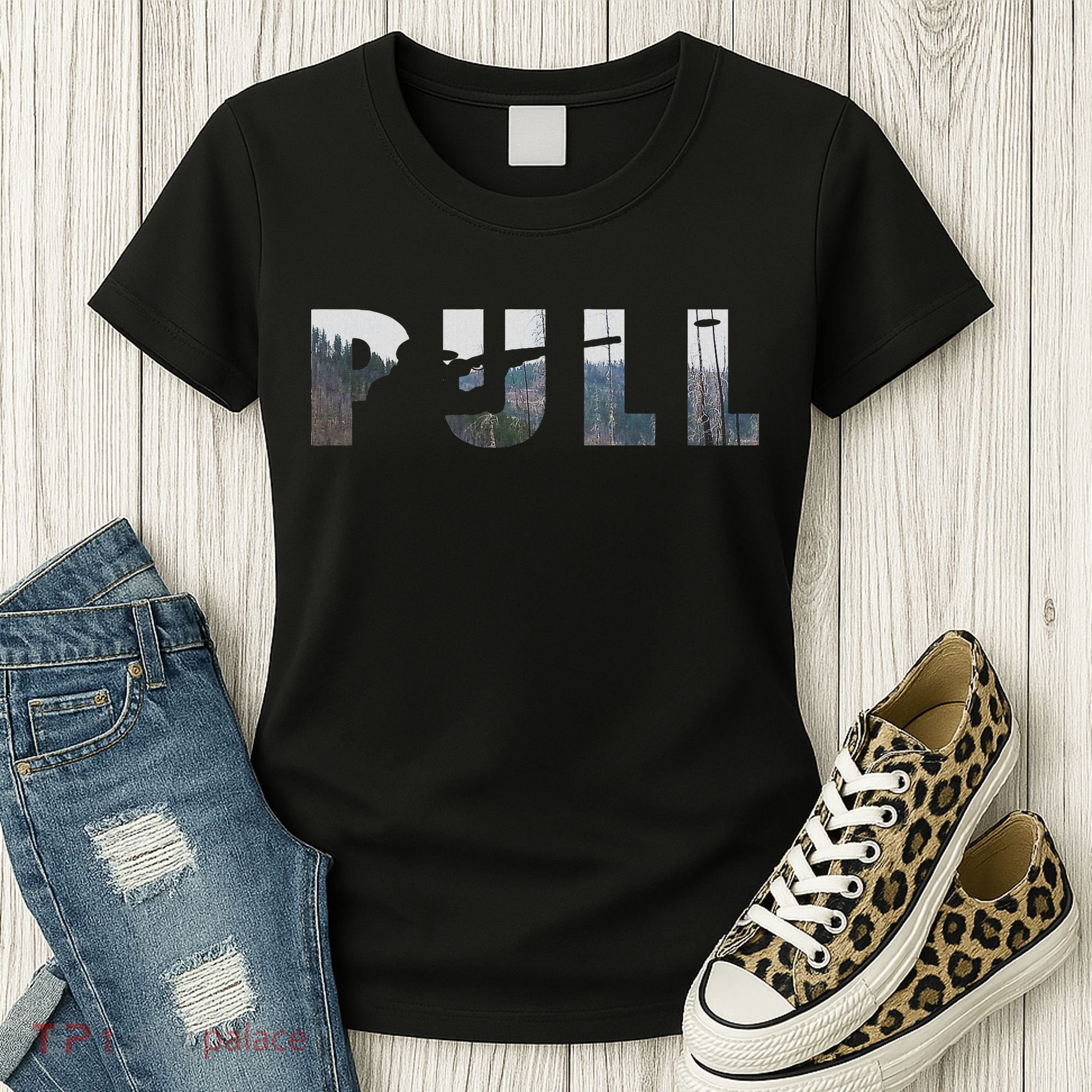 Pull Skeet Shooter Shotgun Trap Gift Women's T-Shirt